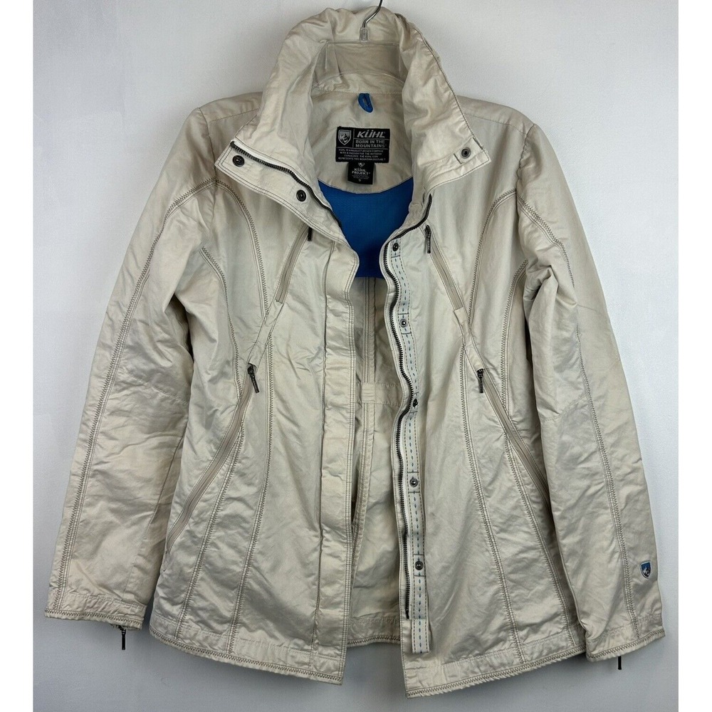Kuhl Jacket Womens S Celeste Lined Hoody Beige Projekt Hooded Minimalist Capsule
